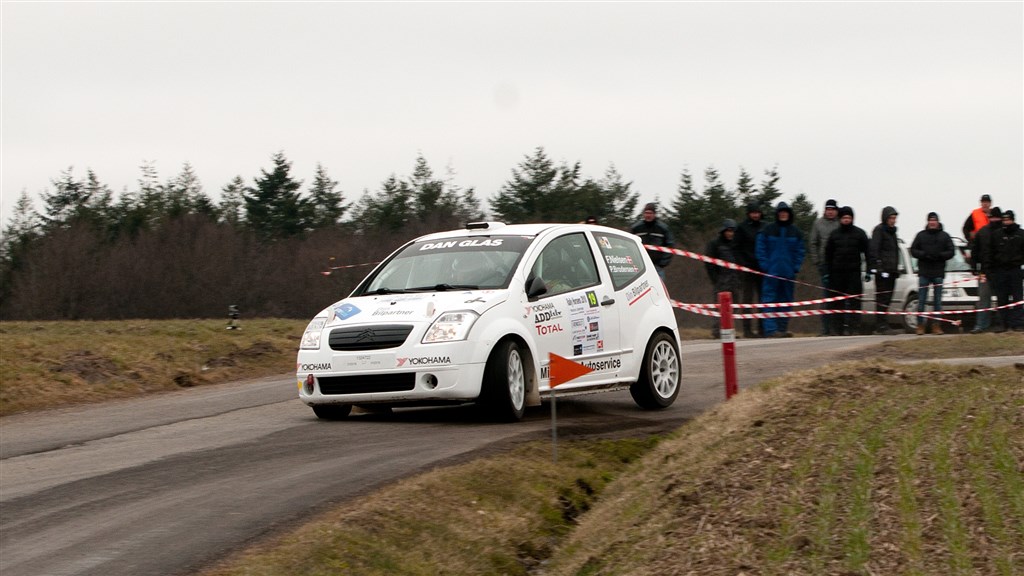 Frank Nielsen og Per Brodersen sluttede på en flot 3. plads i klasse 4, og en generel 11. plads i DM 1 i Horsens
(Foto: rallypics.dk-viggo.johansen)